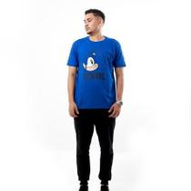 Camiseta Sonic Azul Adulto Camiseta Sonic Azul Adulto