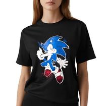 Camiseta Sonic Personagem Adulto Camiseta Sonic Personagem Adulto