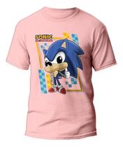 Camiseta Sonic The Hedgehog Camisa Jogo Gamer 100% Algodão