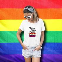 Camiseta Sorry Boys - ORGULHO - LGBT