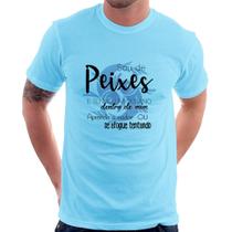 Camiseta Sou de Peixes - Foca na Moda