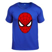 Camiseta Spider Man Homem Aranha Teia Adulto Manga Curta