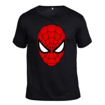 Camiseta Spider Man Homem Aranha Teia Adulto Manga Curta Camiseta Spider Man Homem Aranha Teia Adulto Manga Curta