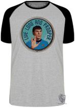 Camiseta Spock vida longa e próspera Blusa Plus Size extra grande adulto ou infantil