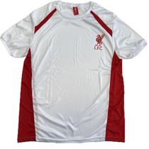 Camiseta SPR Liverpool Ombros Liverbird Masculino - Branco e Vermelho