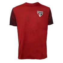 Camiseta SPR São Paulo Masculino - Vermelho e Preto