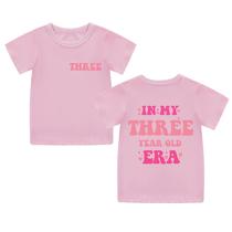 Camiseta Sptuoiy Toddler Girl My Three Years Old Era 3 Years