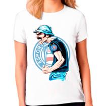 Camiseta sr madruga bahia chaves feminina - DESIGN CAMISETAS
