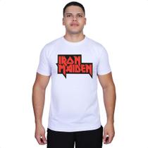 Camiseta Stamp Iron Maiden Metal Camisa Feminino Masculino