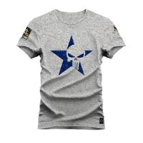 Camiseta Star Guerreiro Plus Size Grande T-Shirt Estampada Varias Cores