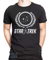 Camiseta Star Trek Camisa Jornada Nas Estrelas Filme Clássic