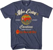 Camiseta STAR WARS Mos Eisley Cantina Tatooine para homem azul marinho