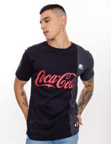 Camiseta Starter Especial Collab Coca Cola Cut Colors Preta