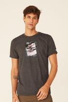 Camiseta Starter Estampada Collab Cemporcento Skate Cinza Mescla Escuro