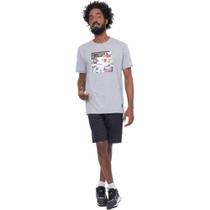 Camiseta Starter Graphics Grafite Mescla