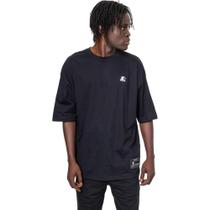 Camiseta Starter Oversize Conforto Urbano Masculino Preto