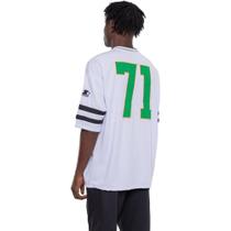 Camiseta Starter Oversized Estampada Manga Curta Branca