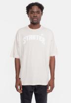 Camiseta Starter Oversized Estampada Masculina Off White