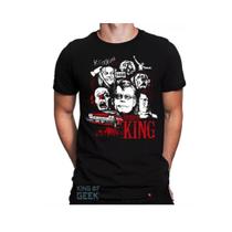 Camiseta Stephen King Terror Iluminado It A Coisa Filme Geek - KING OF GEEK