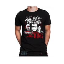 Camiseta Stephen King Terror Iluminado It A Coisa Filme Geek - king of Geek