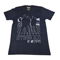 Camiseta Sting Blusa Com Costas Banda Adulto Unissex BoSting