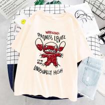 Camiseta Stitch Bad Good Unissex Aesthetic