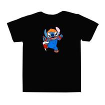 Camiseta Stitch camisa desenho boneco Chucky blusa personalizada