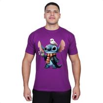 Camiseta Stitch Harry Potter Blusa Casual Em Algodão