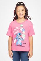 Camiseta Stitch Infantil Chilled Vibes - Fakini