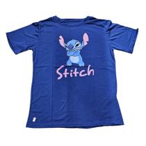 Camiseta Stitch Lilo Blusa Adulto Unissex Personagem SF3032 SF3011 SF3016