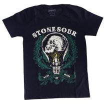 Camiseta Stone Sour Preta Logo Hard Rock Metal BO605 RCH