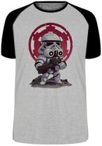 Camiseta Stormtrooper Star Wars Blusa Plus Size extra grande adulto ou infantil