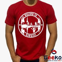 Camiseta Stranger Things 100% Algodão- Welcome to Hawkins Geeko
