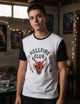 Camiseta Stranger Things Hell Fire Club Unissex - Camiseta Stranger Things Hell Fire Club Unissex -