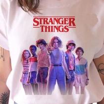 Camiseta Stranger things masculina e feminina adulto