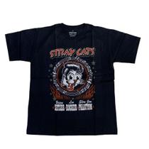 Camiseta Stray Cats Banda de Rock Blusa Adulto Unissex Pz096