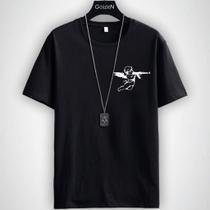 Camiseta StreetWear 100 % Algodão Anjo Ak47 Lançamento Envio Imediato Camiseta StreetWear 100 % Algodão Anjo Ak47 Lançamento Envio Imediato