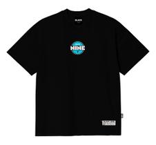 Camiseta Streetwear B9 Blue B90327 Camiseta Streetwear B9 Blue B90327