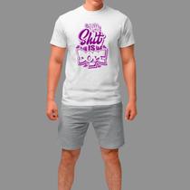 Camiseta Streetwear Básica Casual Estilosa Manga Curta Gola Redonda