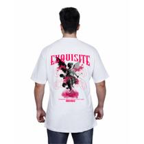Camiseta Streetwear Básica Em Algodão Premium Estampa Exquisite Anjo