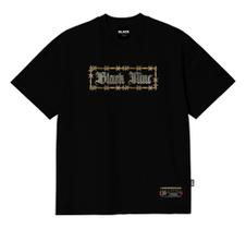 Camiseta Streetwear Black Nine Arame Strass B90298 Camiseta Streetwear Black Nine Arame Strass B90298