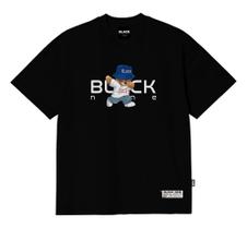 Camiseta Streetwear Black Nine Bear B90310 Camiseta Streetwear Black Nine Bear B90310
