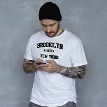 Camiseta Streetwear Brooklyn New York Unisex - Algodão Fio 30.1 T-Shirt , Camisa , Blusa