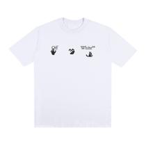 Camiseta Streetwear Estampada OffWhite Mimic Fio 30.1 Manga Curta Unissex 100% Algodão