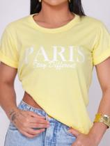 Camiseta Streetwear Feminina Paris T-Shirt Camiseta Streetwear Feminina Paris T-Shirt