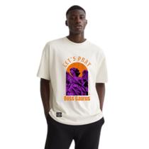 camiseta streetwear LETS PRAY 100% ALGOÃO