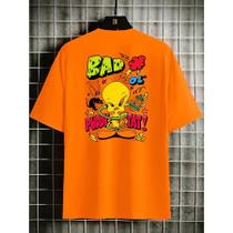 Camiseta Streetwear Overfly Camisa Piupiu Skatista Unissex Lançamento Algodão