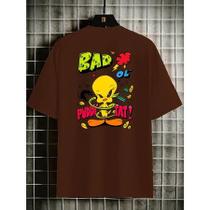Camiseta Streetwear Overfly Camisa Piupiu Skatista Unissex Lançamento Algodão