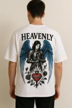 Camiseta Streetwear Oversized Masculina Branca