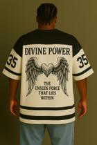 Camiseta Streetwear Oversized Masculina divine power